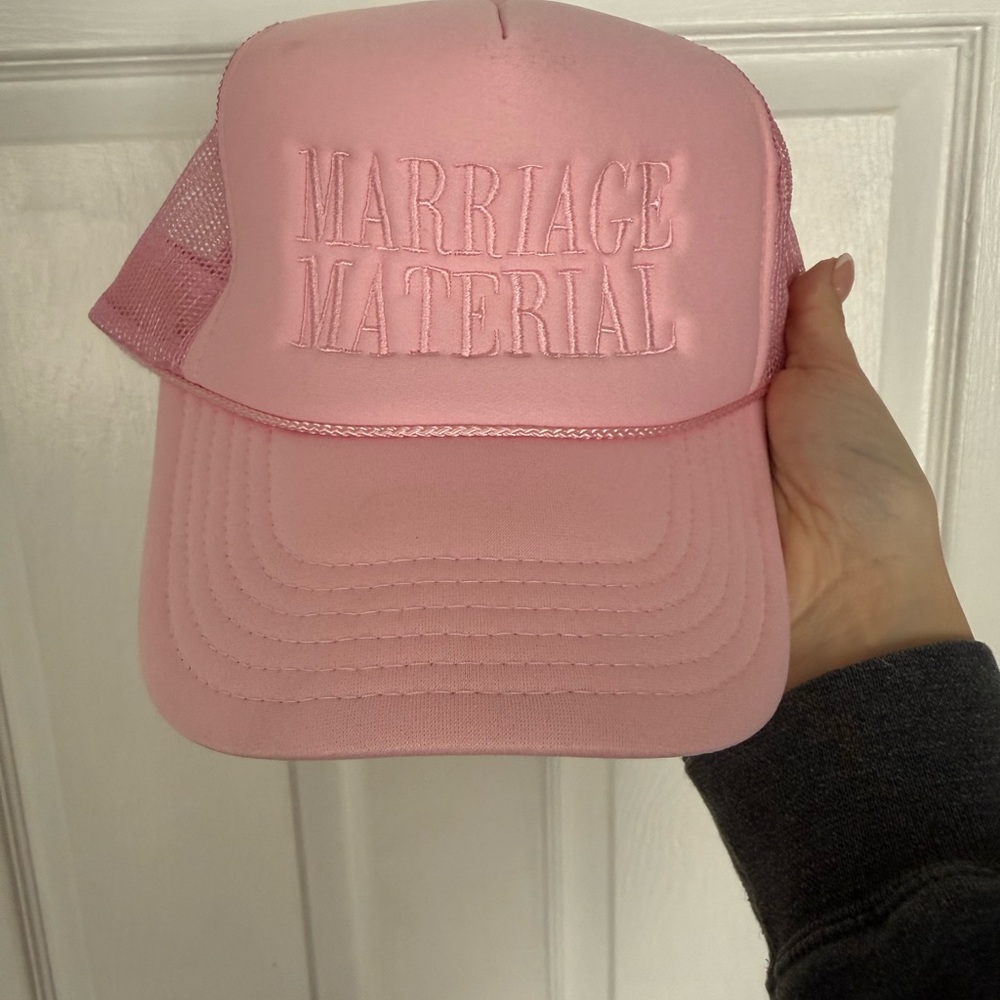 OTTO Pink Trucker Hat - Marriage Material